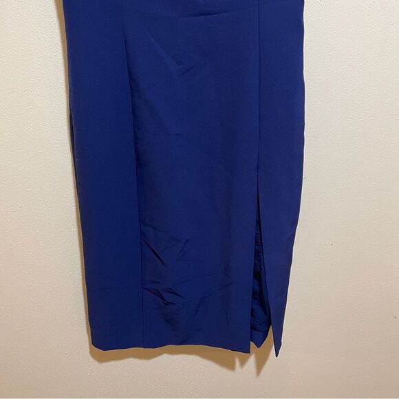 NEW NBD Revolve Cosmopolitan Mini Dress Blue Size Small Slit Party - Picture 7 of 16